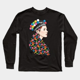 Hmoob Pompom Girl Long Sleeve T-Shirt